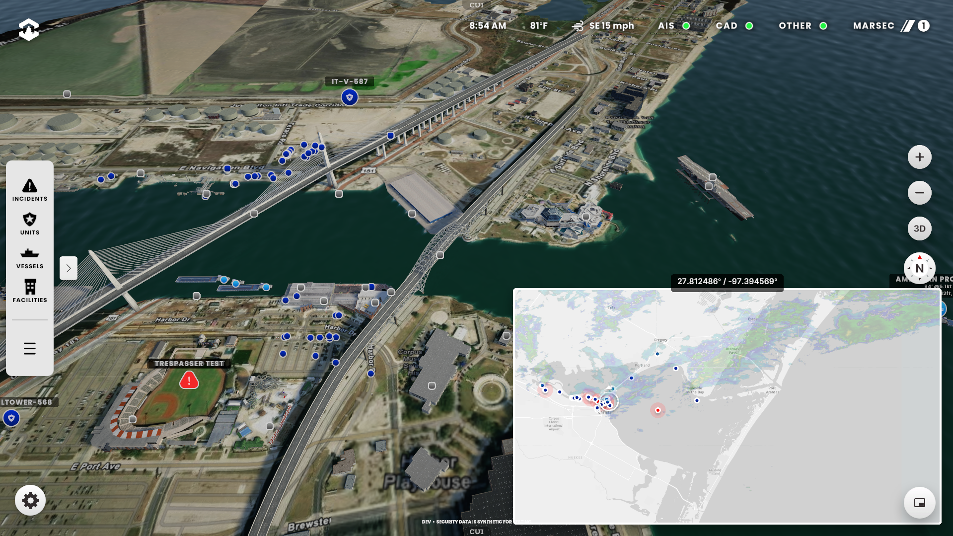 OPTICS weather radar